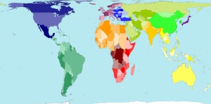 El mÃ³n, segon el territori dels estats