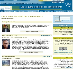 Cap a quina societat del coneixement? - 2n Congrés ONLINE OCS / 2004